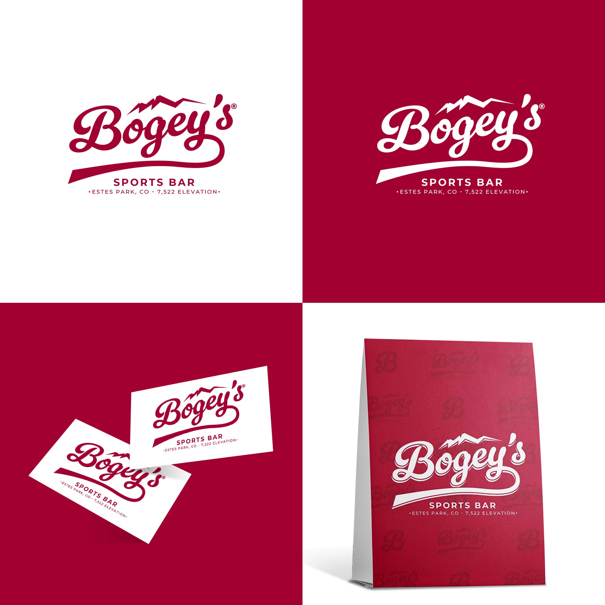 Bogey's-brand-example Bogey's Sports bar logo mockup