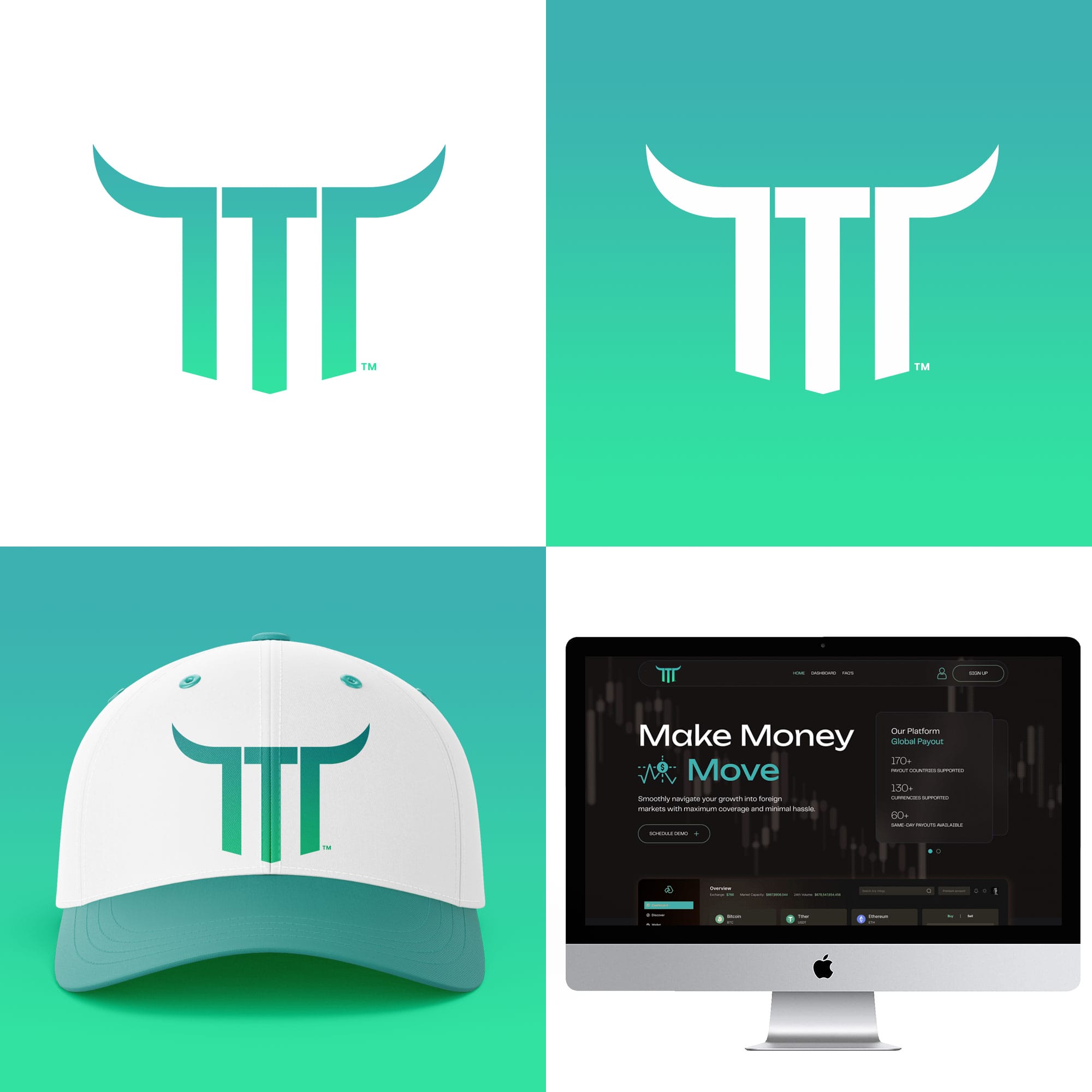 TTT-brand-example Trade The Trigger logo mockup